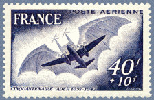 Cinquantenaire 1er vol Clément Ader<BR>1897-1917