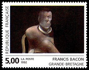 Francis Bacon - Grande-Bretagne<br>«Etude pour le portrait de John Edwards»