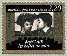 Image du timbre René Clair «Les belles de nuit»
