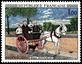 Image du timbre Douanier RousseauLa carriole du père Junier