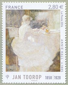 Jan Toorop 1858 - 1928<br />Annie Hall v. 1885