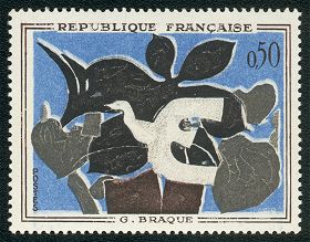 Image du timbre Georges Braque«Le messager»