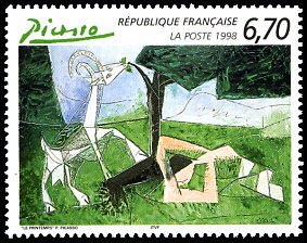 Image du timbre Picasso «Le printemps»