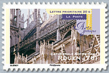 Image du timbre ROUEN (76) - Cathédrale Notre-Dame