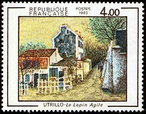 Image du timbre Maurice Utrillo 1883-1955«Le lapin agile»