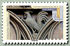 Image du timbre Stalle de la cathédrale Saint-Pierre de Poitiers