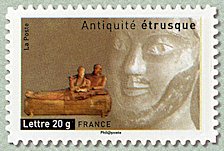 Image du timbre Antiquité étrusque-Sarcophage des époux