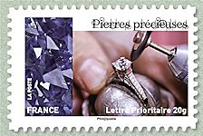 Image du timbre Pierres précieuses