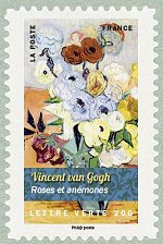 Image du timbre Vincent Van Gogh-Roses et anémones
