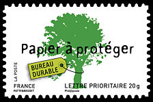 Image du timbre Bureau durable