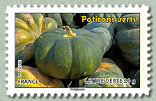 Image du timbre Potirons verts