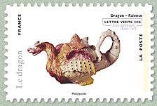 Image du timbre Dragon, faïence
-
Cité de la Céramique, Sèvres