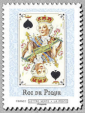 Image du timbre ♠ Le roi de pique  ♠