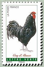 Image du timbre Coq d'Alsace