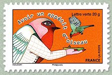 Image du timbre Avoir un appétit d'oiseau