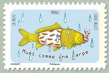 Image du timbre Muet comme une carpe