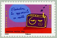 Image du timbre Eteindre les appareils en veille