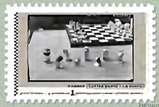 Image du timbre Jeu d'échecs – Jean Puiforcat--Photographie v.1928