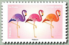 Image du timbre Flamants roses
