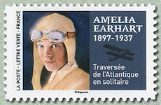 Amelia Earhart 1897-1937
<br />
Traversée de l´Atlantique en solitaire