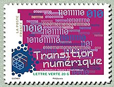 Image du timbre Transition numérique