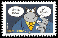 Image du timbre «Entre nous ça colle»