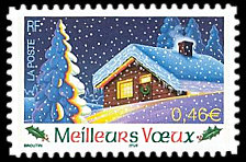 Image du timbre Meilleurs vœux-Timbre autoadhésif issu de carnet