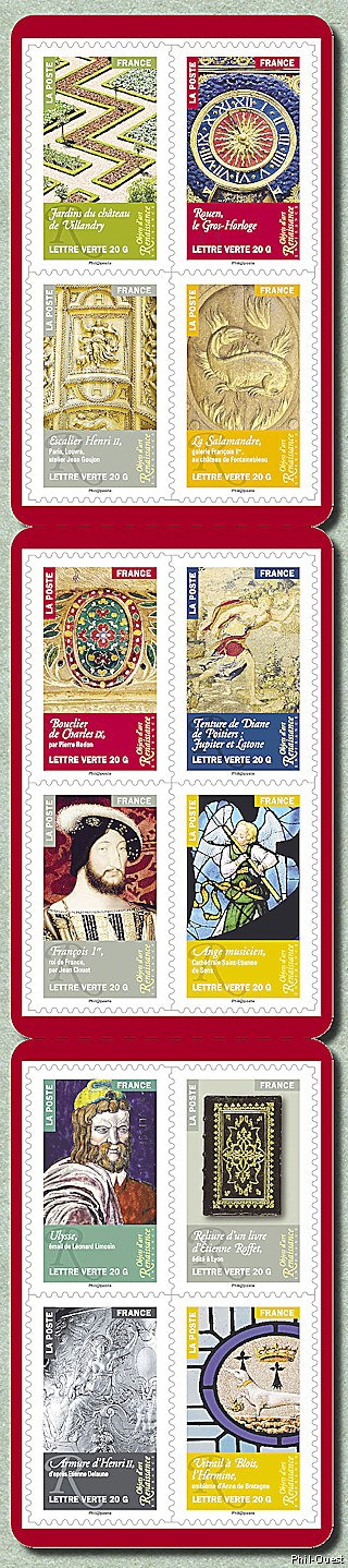 Image du timbre Objets d'Art Renaissance en France