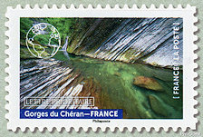 Image du timbre Gorges du Chéran-FRANCE