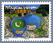 Image du timbre Potage au cresson