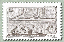 Pierre - Égypte - 1440 av. J.C.  (Gravure)