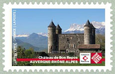 Image du timbre Château de Bon Repos -  Auvergne-Rhône-Alpes