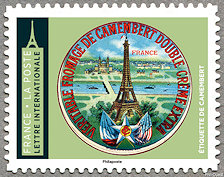 Image du timbre Étiquette de camembert