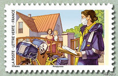Image du timbre Factrice