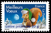 Image du timbre Écureuil