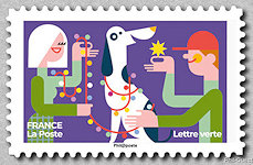 Image du timbre Premier timbre du carnet, rangée du haut