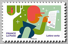 Image du timbre Cinquième timbre du carnet, rangée du haut