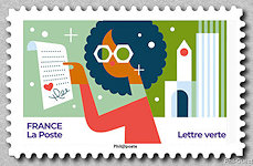 Image du timbre Sixième timbre du carnet, rangée du haut