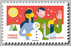 Image du timbre Sixième timbre du carnet, rangée du bas