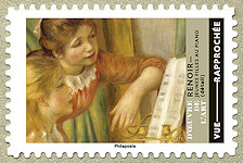 Auguste Renoir<br />Jeunes filles au piano (détail)