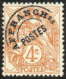 Image du timbre Type Blanc 4c brun-jaune type I préoblitéré