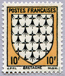 Image du timbre Armoiries de Bretagne