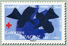 Image du timbre Georges Braque 1882-1963-«Péléas et Nélée»