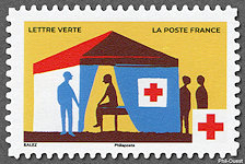 Image du timbre Poste de secours mobile