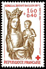 Vierge à l´Enfant, Baillon, XIV<SUP>ème</SUP> siècle
