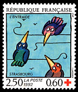 Image du timbre L'entraide - Strasbourg
