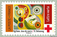 Image du timbre Avec Robert Delaunay - Rythme, Joie de vivre-Timbre 6