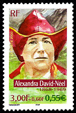 Image du timbre Alexandra David-Néel 1868-1960