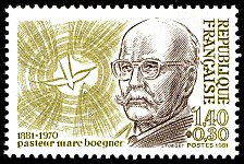 Image du timbre Pasteur Marc Boegner 1881-1970