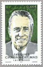 Image du timbre Jacques Chaban-Delmas0,46 € - 3,00 F